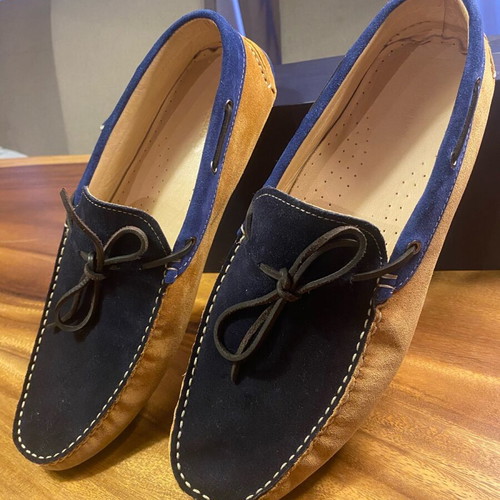 Terra loafers size 45 like new, blue and brown