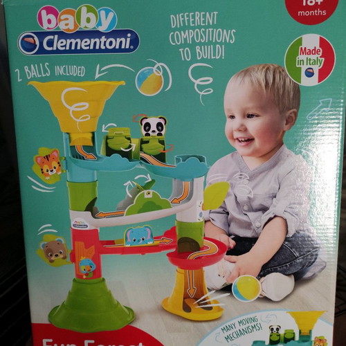 Baby Clementoni Fun Forest used toy with slide and balls
