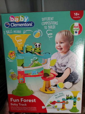 Baby Clementoni Fun Forest μεταχειρισμένο παιχνίδι με τσουλήθρα και μπαλάκια