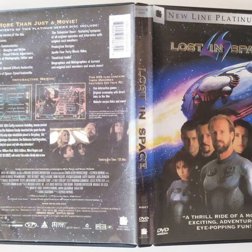 Lost in Space DVD like new, adventure sci-fi with subtitles