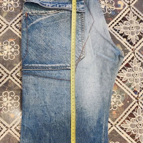 Take Two Whale men's denim bermuda shorts, blue, size W30