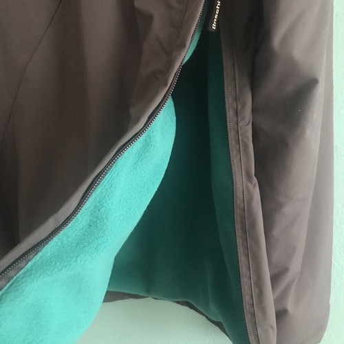 Basehit women's waterproof jacket with hood and fleece lining new