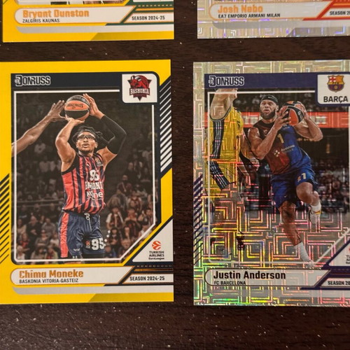 Panini Donruss Euroleague 2024-2025 cards like new, pack of 9