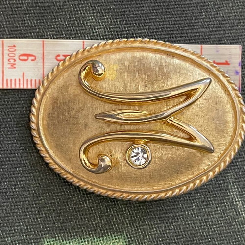 French large brooch like new vintage custom jewellery