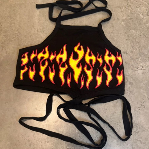 Top like new, size S, black and orange