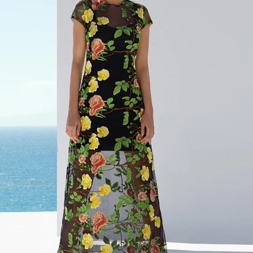 Maxi impressive dress Manolo like new