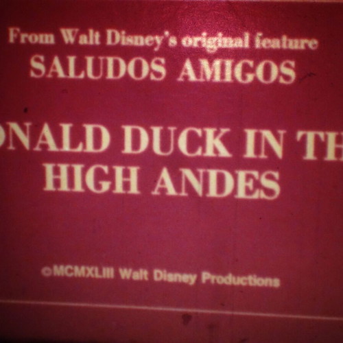 Donald Duck in the High Andes Super 8mm film used, silent, 200ft