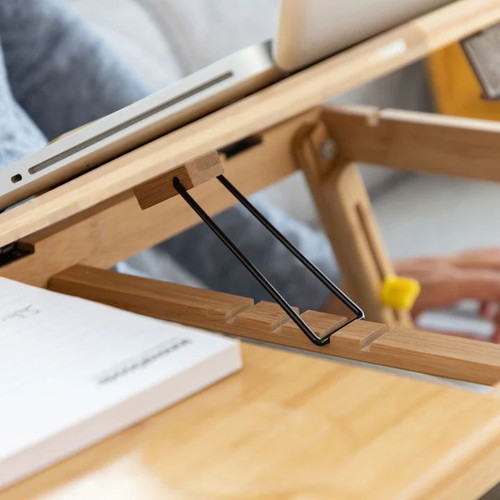 Multipurpose wooden folding table new, adjustable and portable