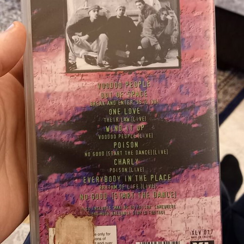 The Prodigy Electronic Punks VHS like new, collectible 90s music memorabilia