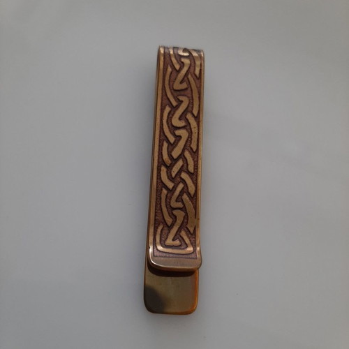 Money clip 14K gold Celtic new