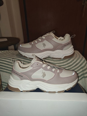 U.S. Polo Assn. Sorley αθλητικά παπούτσια καινούργια, μπεζ