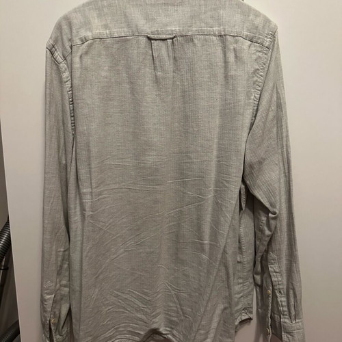 H&M shirt gray and beige, like new, size M