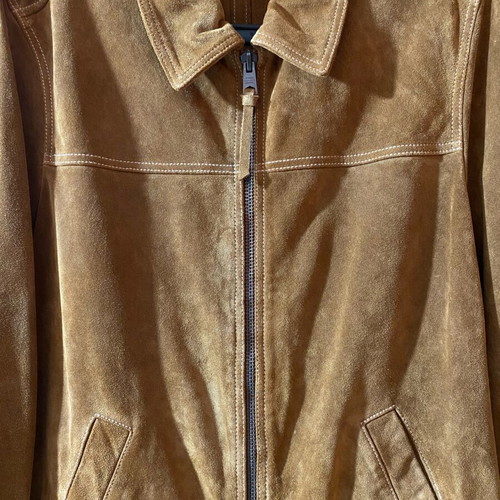 All Saints Brown Jacket Size M Like New With Small Tear