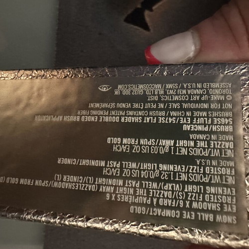 Mac eyeshadow palette, new