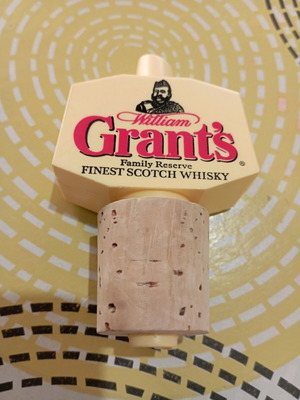 Vintage cork stopper Grant's Family Reserve new