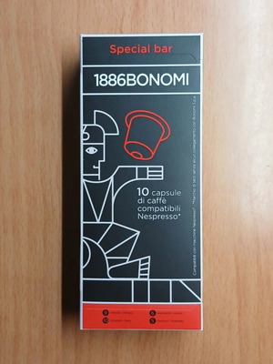 Bonomi Special Bar coffee capsules new, compatible with Nespresso, 10 pcs