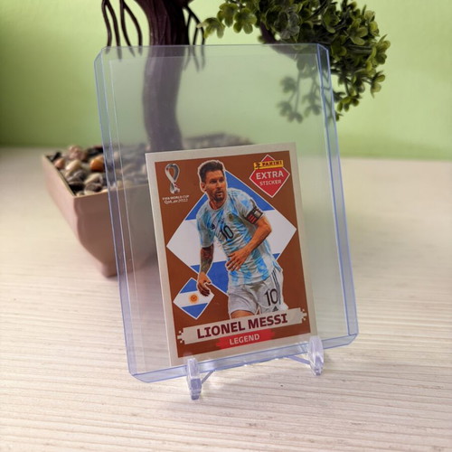 Lionel Messi Bronze Extra Sticker Panini World Cup 2022 like new