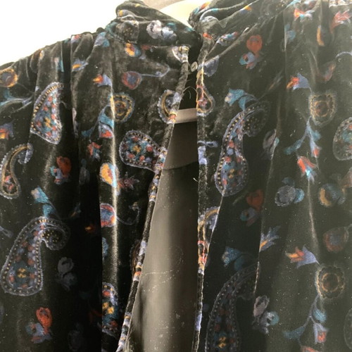 Vintage velvet dress Zara like new, black, size M