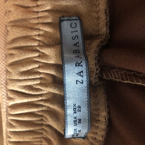 Zara Basic skirt new, size M, brown with belt