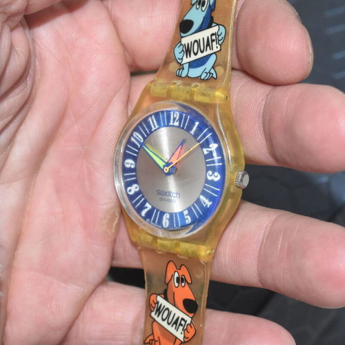Swatch AG 2002 vintage watch like new, colorful, functional
