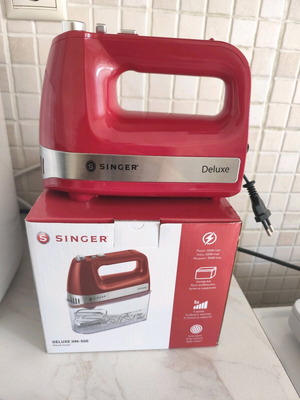 Ηλεκτρικό μίξερ χειρός Singer HM-500 σαν καινούργιο με 5 ταχύτητες