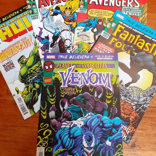 True Believers comics pack of 5 new reprint issues in English