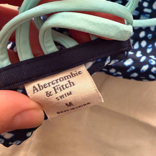 Abercrombie & Fitch swimsuit size M like new, blue