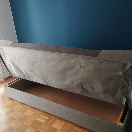 Sofa bed three-seater like new with storage space