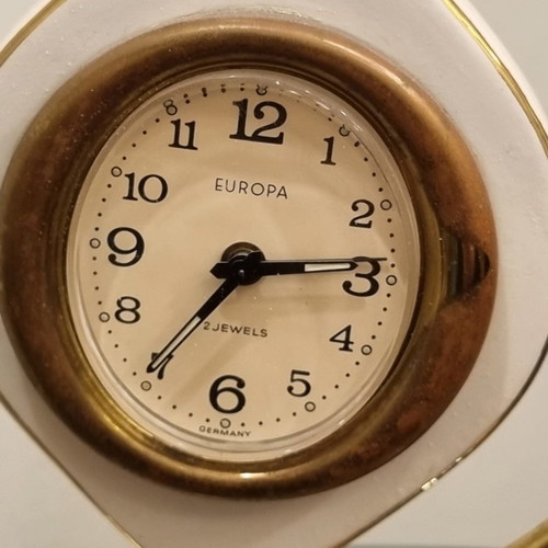 Vintage Europa 2Jewels Germany clock unknown if works