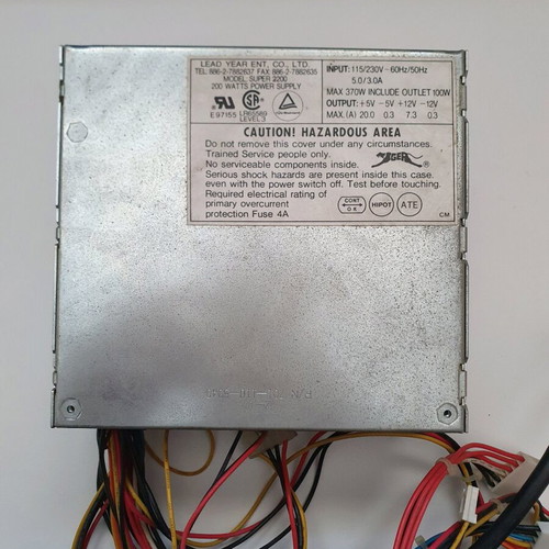 Lead Year Tiger Power PSU 370W power supply used