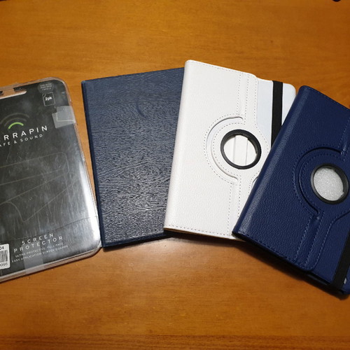 iPad mini cases new, 2 pieces with screen protector