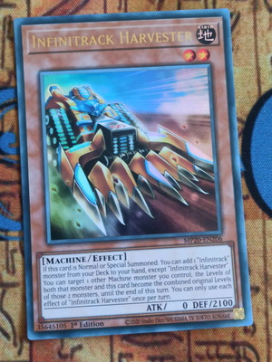 Κάρτα Yu-Gi-Oh! Infinitrack Harvester, Ultra Rare, σε άριστη κατάσταση