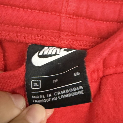 Nike tracksuit used, red, XL