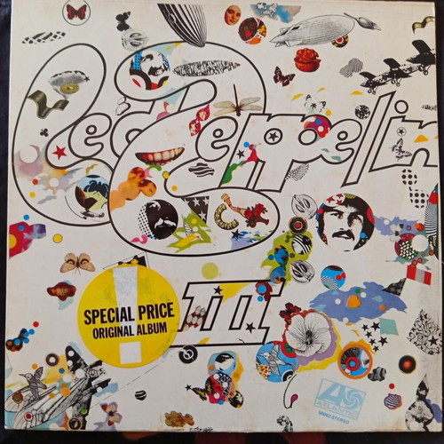 Led Zeppelin III vinyl record, rock