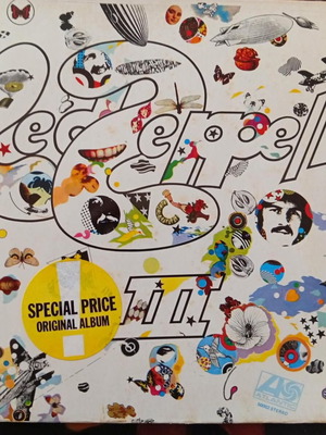 Led Zeppelin III vinyl record, rock