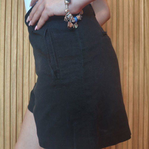 Edward Jeans high-waisted shorts like new, black, size M