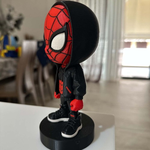 Spiderman Figure Miles Morales 3D Printed New 15cm
