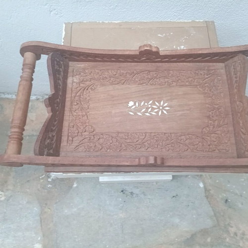 Handmade wooden tray 1960 like new