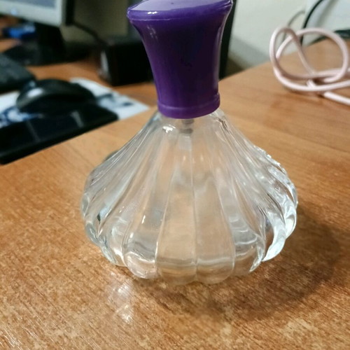 Perfume bottle used, empty