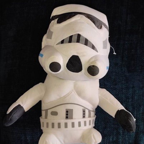 Star Wars Stormtrooper plush figure used 31 cm