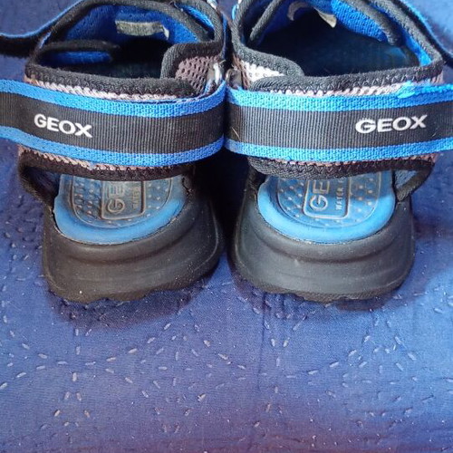 Geox boy sandals like new, water friendly, size 35, grey and blue