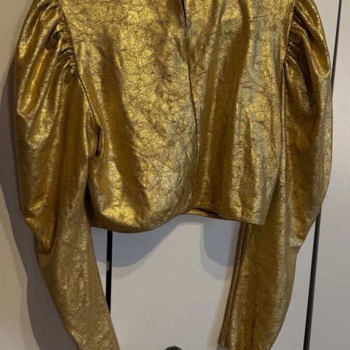 Zara crop size M like new, gold