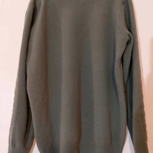 Benetton wool sweater like new, khaki M/L