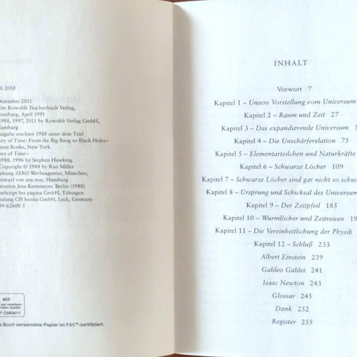 Eine Kurze Geschichte Der Zeit book new, German