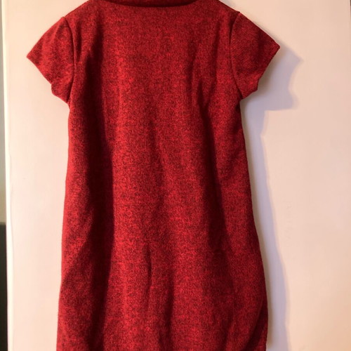 Warm red dress size S like new