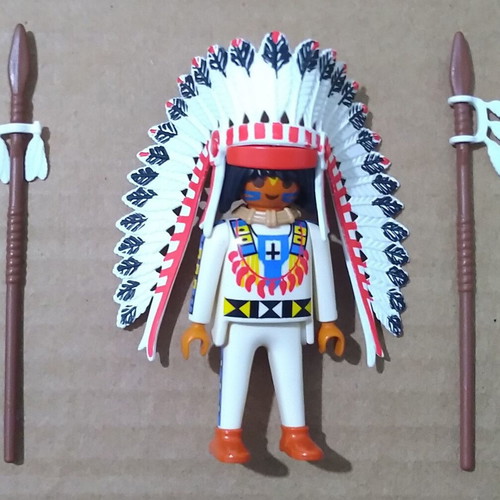 Playmobil Western 4589 Indian Chief set used, excellent condition