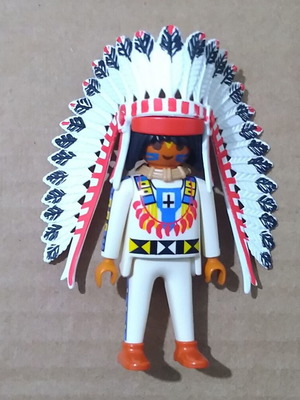 Playmobil Western 4589 Indian Chief set used, excellent condition