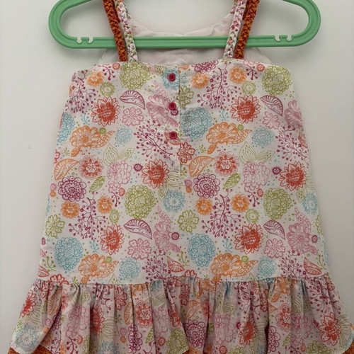 Losan cotton summer dress for girl up to 2 years like new, size 92 cm