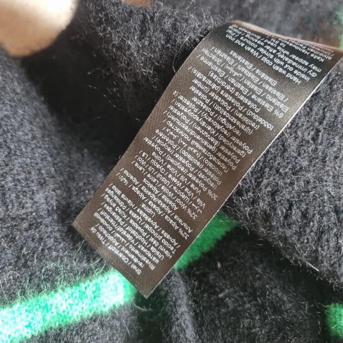Gestuz wool and alpaca sweater like new, colorful, with puffed sleeves