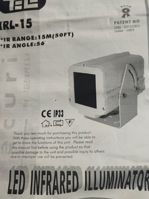 Led Infrared Illuminator IRL-15 σαν καινούργιο